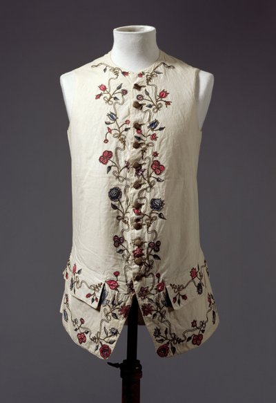 Herrenweste, ca. 1760-70 von English School